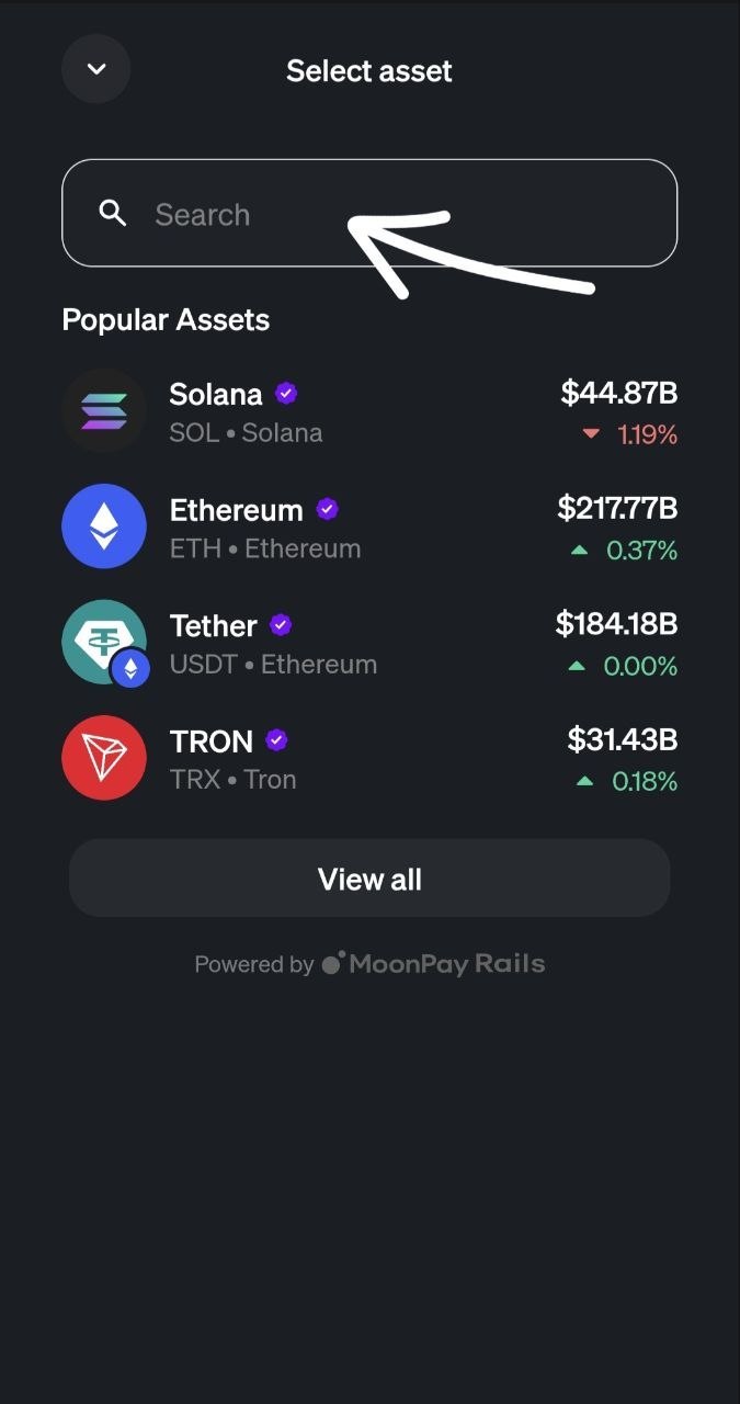 Search USDT